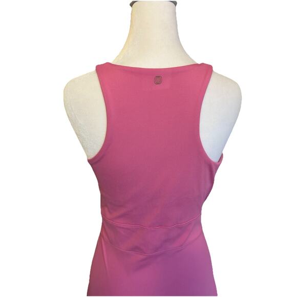 Pink Sporty Tennis Dress Preppy Sport Bra Barbie Flirty Fun Outdoor ActiveWear L - Picture 4 of 11